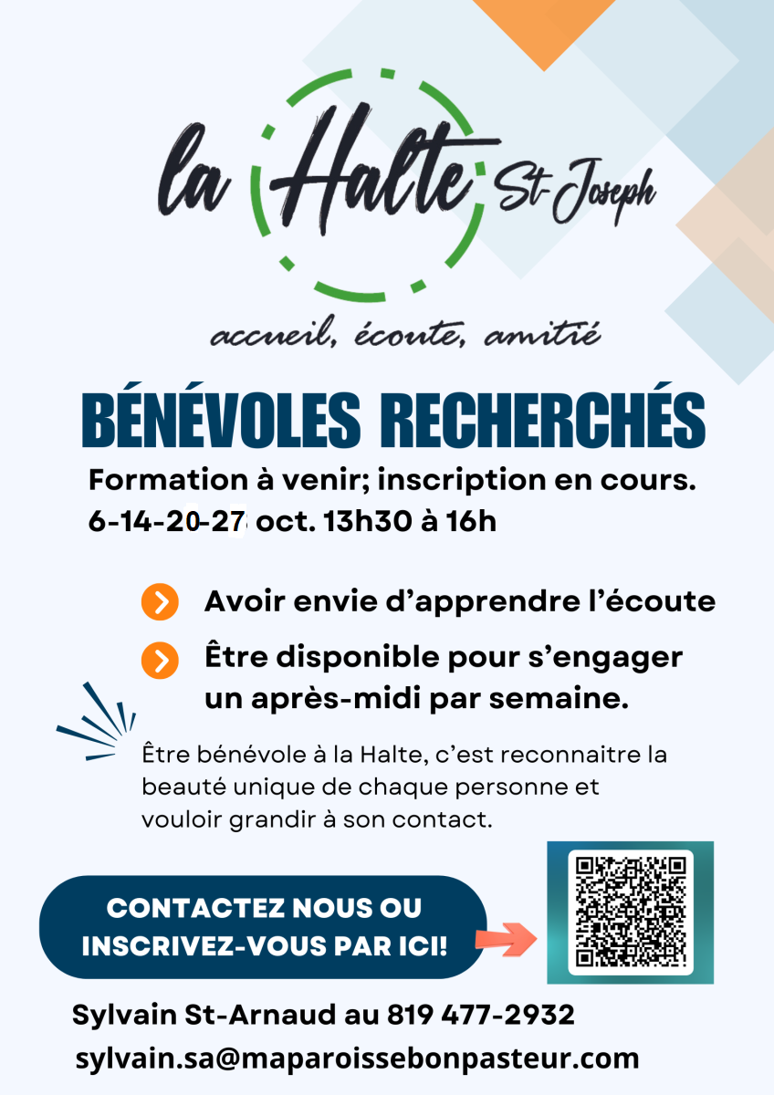 benevole a la Halte St Joseph